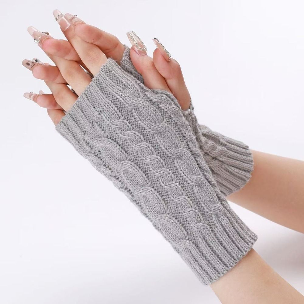 Fingerless Glove Knit - Scaldabraccia Invernali, Guanti Senza Dita, Muffole