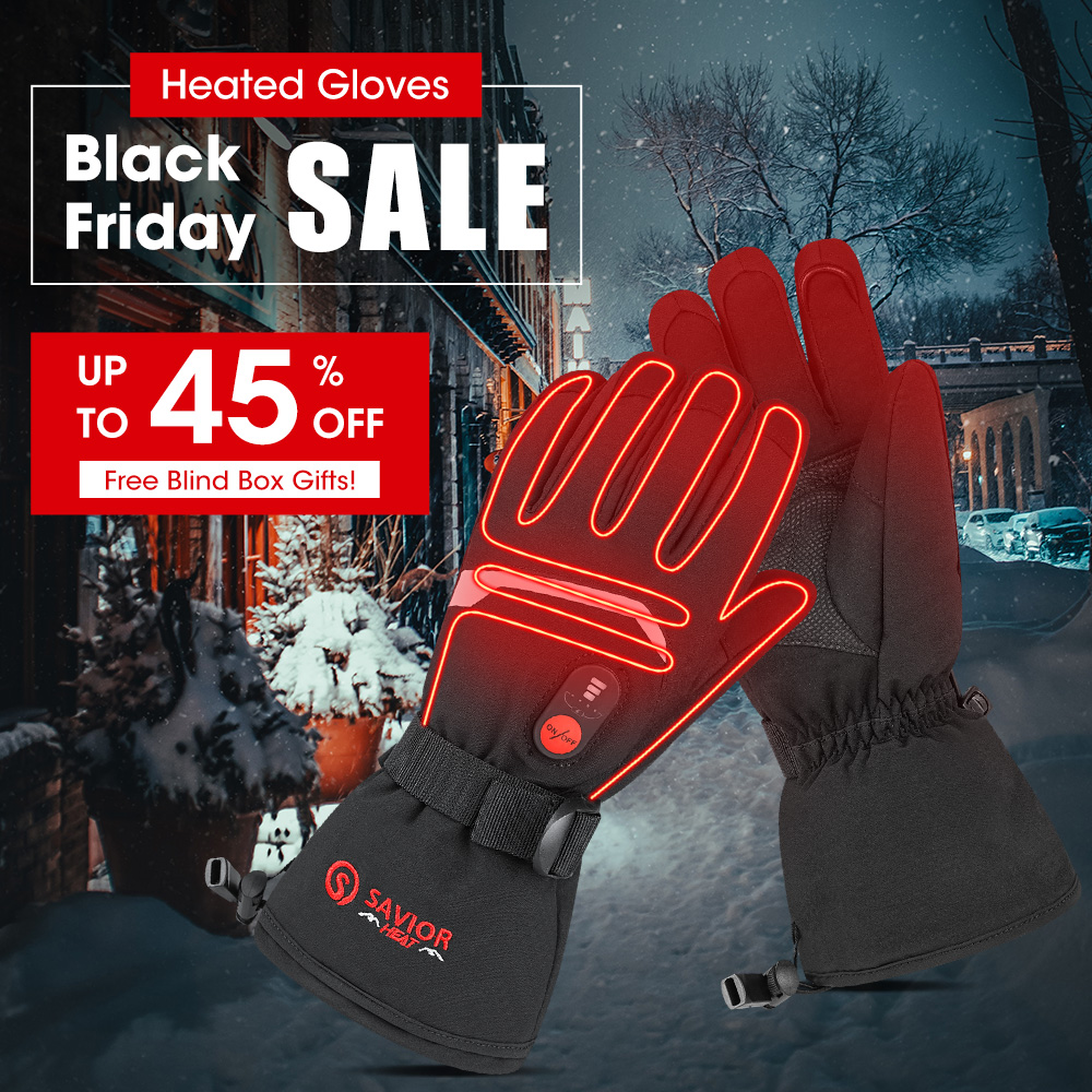Ski Glove Waterproof - SNOW DEER Guanti riscaldati invernali Donna