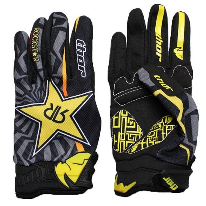 Cycling Glove Padded - Guanti da Motocross Imbottiti in Gel