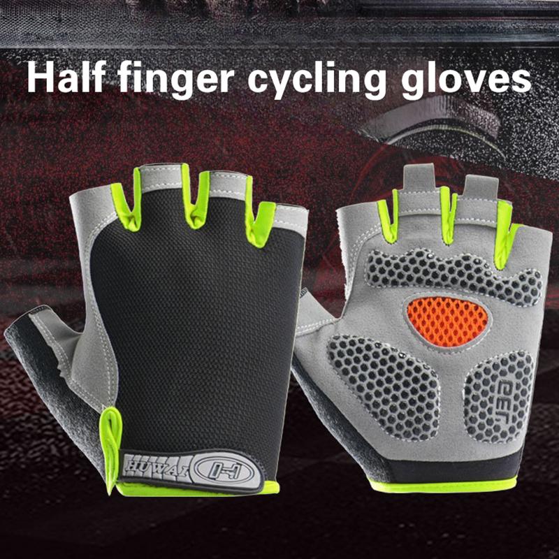 Workout Glove Gym - Guanti da Ciclismo Unisex Mezze Dita