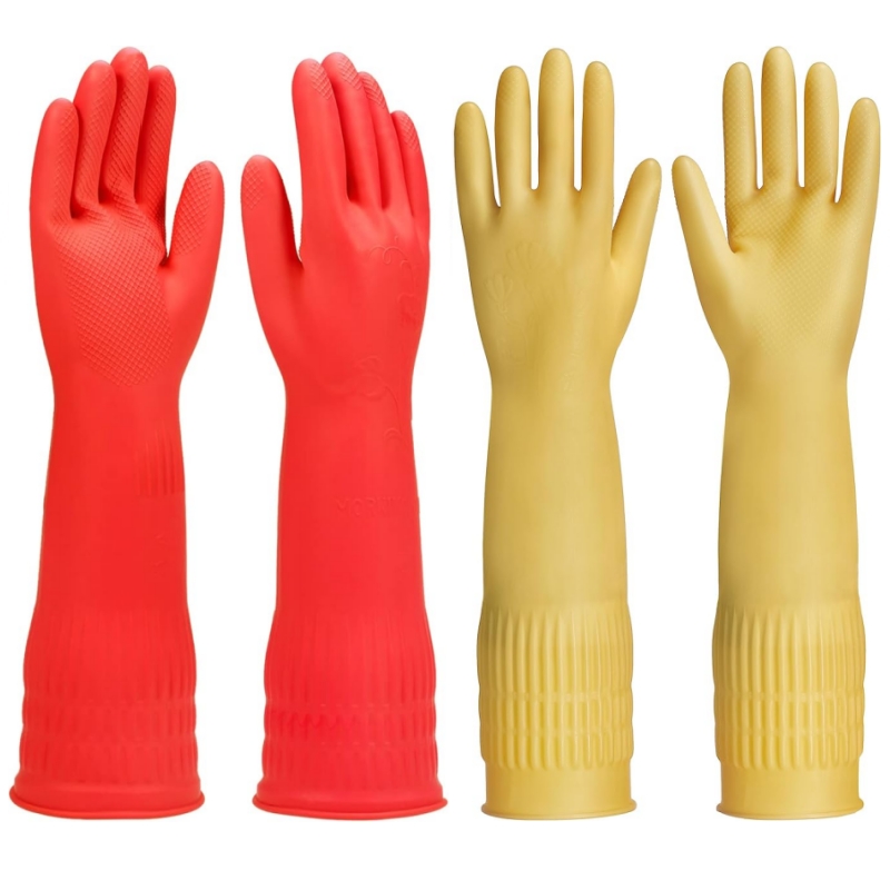 Guanti per pulizia in gomma ex - Dish Glove Rubber recensione e prezzo