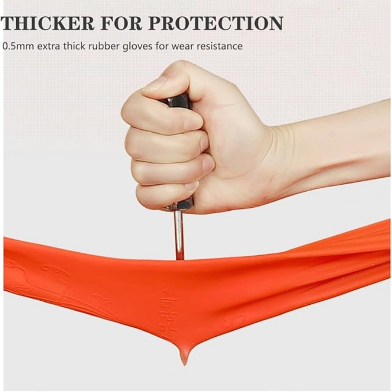 Guanti per pulizia in gomma ex - Dish Glove Rubber recensione e prezzo