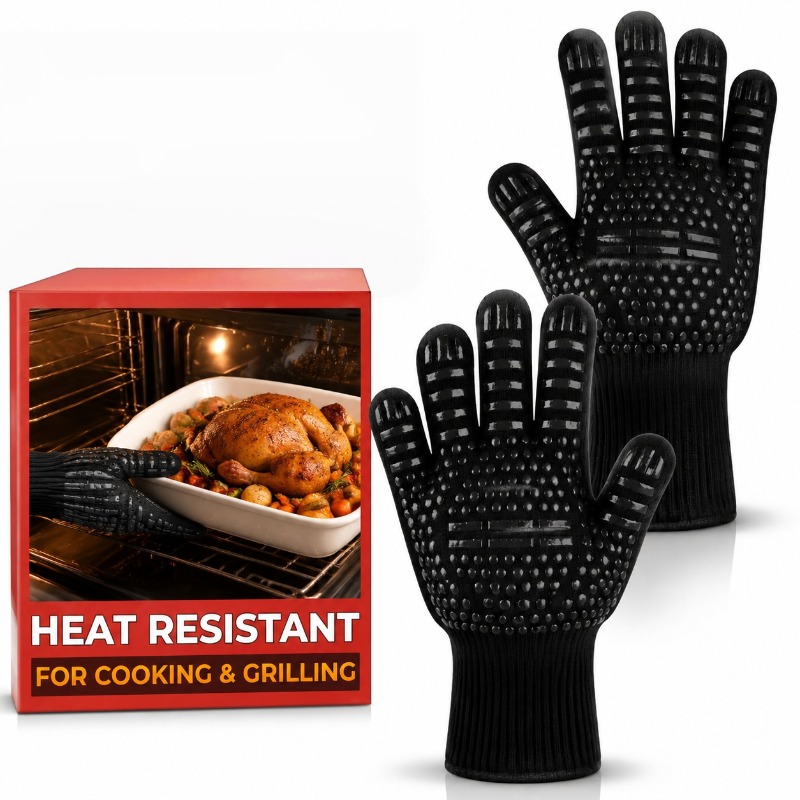 1 pezzo/1 paio di guanti da ba - Oven Mitt Silicone recensione e prezzo
